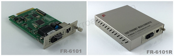 10/100Base-TX to SFP Managed Media Converter Remote Standalone for 16 Slots Rack