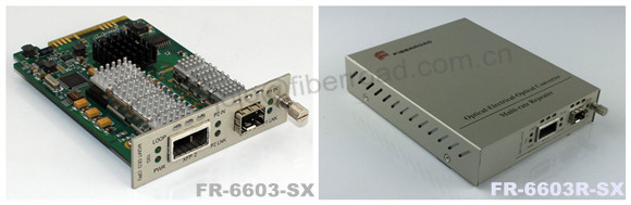 10G 3R SFP+ to XFP OEO Converter Card for Management Multi-service Platform