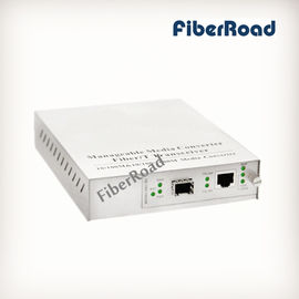 China 10/100M One to One SFP Manageable Media Converter Web Smart Converter supplier