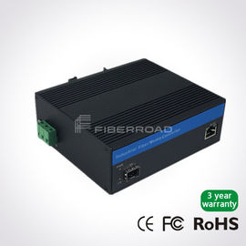 China Gigabit  IEEE802.3af or at Industrial Media Converter with POE supplier