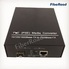 IEEE802.3af 25W 10/100/1000M POE PSE Media Converter with SFP Slot