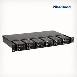 1U 12 Slots Mini Media Converter Rack Mount Chassis