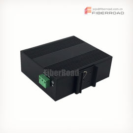 Din Rail Industrial Switch 1000M 2 Ports SFP to 2 Ports RJ45 for IP Security Solution