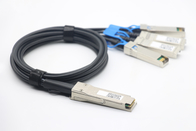 100G QSFP28 to 4 X  25G SFP28 Direct Attach Copper Cable Transceiver Copper Twinax 2M  26AWG