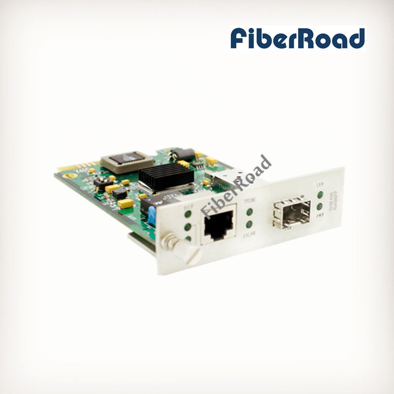 10Gbase-T Fiber Media Converter Card RJ45 & SFP+  for 16 Slots Rack