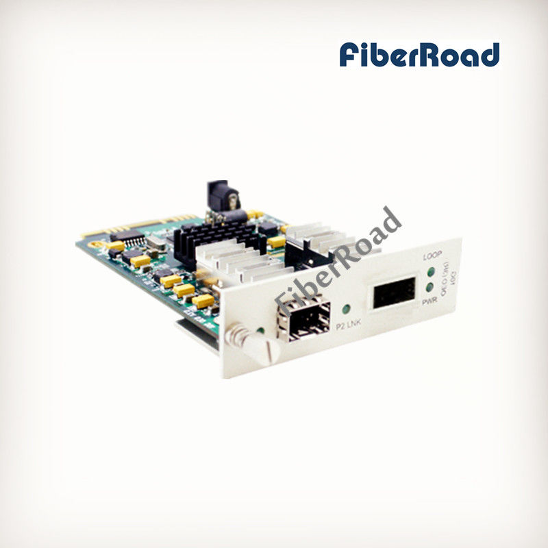10G OEO Fiber Optic Media Converter Card with SFP+ to XFP for 19 Inch Rack