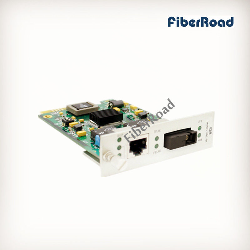 10/100M SM 1310/1550nm 60km Fiber Optic Media Converter Card for 16 Slots Rack