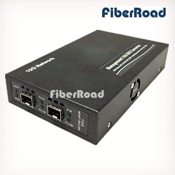 Standalone Web-Smart 10G SFP+ to SFP+ OEO Converter with 10G 3R Repeater