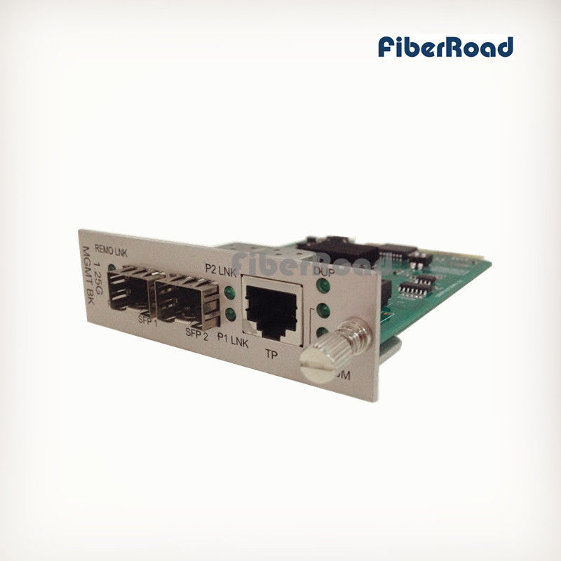 1000M TP to 2-Port SFP 1+1 Protection Media Converter TX to FX backup