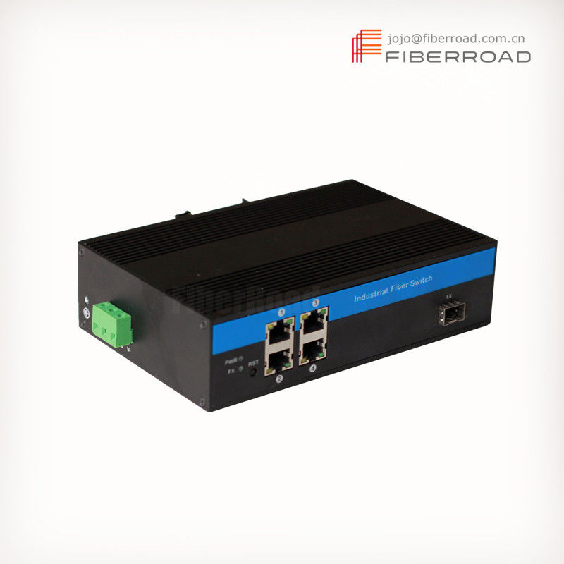 4 Ports Giga RJ45 to 1 Port 1000M SFP Industrial Ethernet Switch