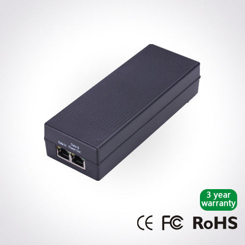 Gigabit 30W PoE Injector with IEEE803.3af/at standard for router switch wireless AP and IP Camera