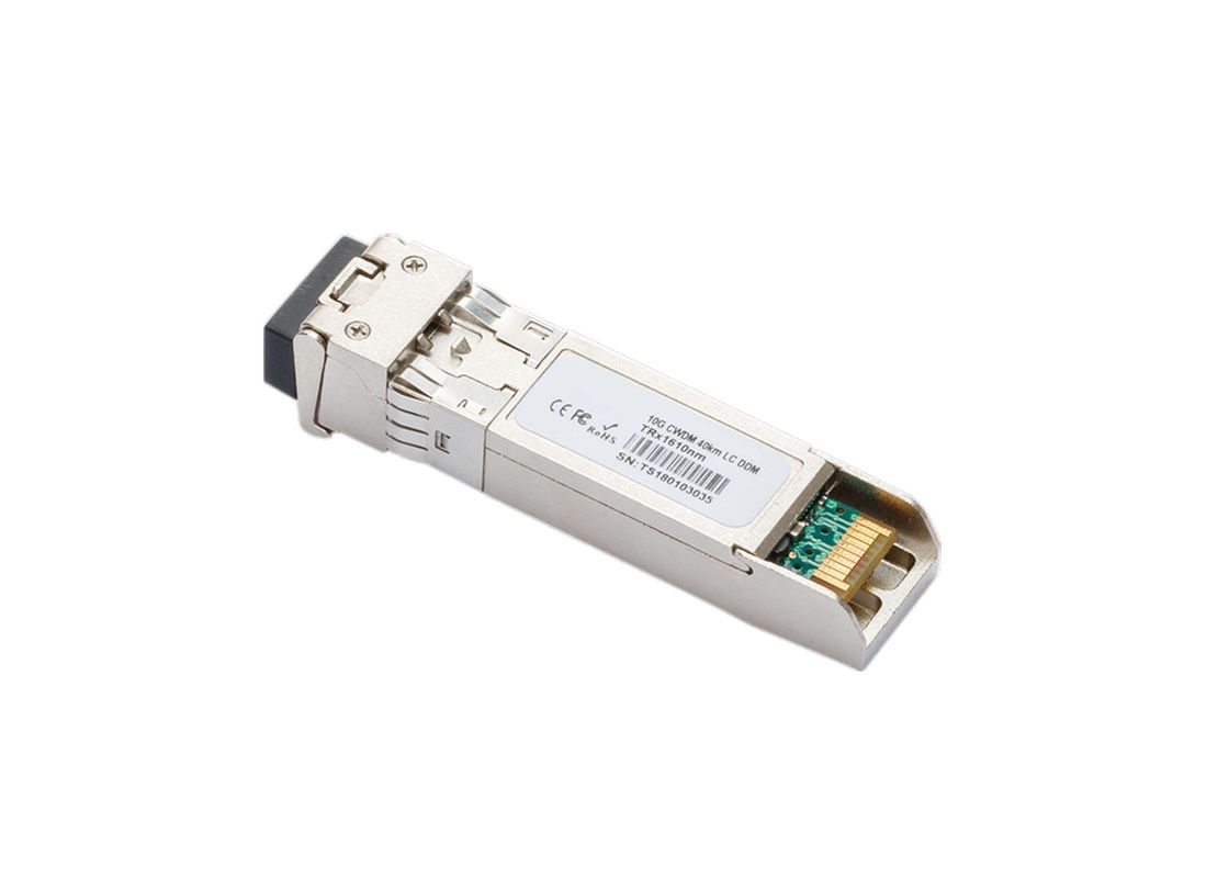 10G SFP+ CWDM 1290nm 10km DDM SFP+ Transceiver with Multi-Vendor MSA Compatible