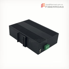 DIN Rail 4XRJ45 to 2 x 100Base SFP Industrial Fiber Switch supplier